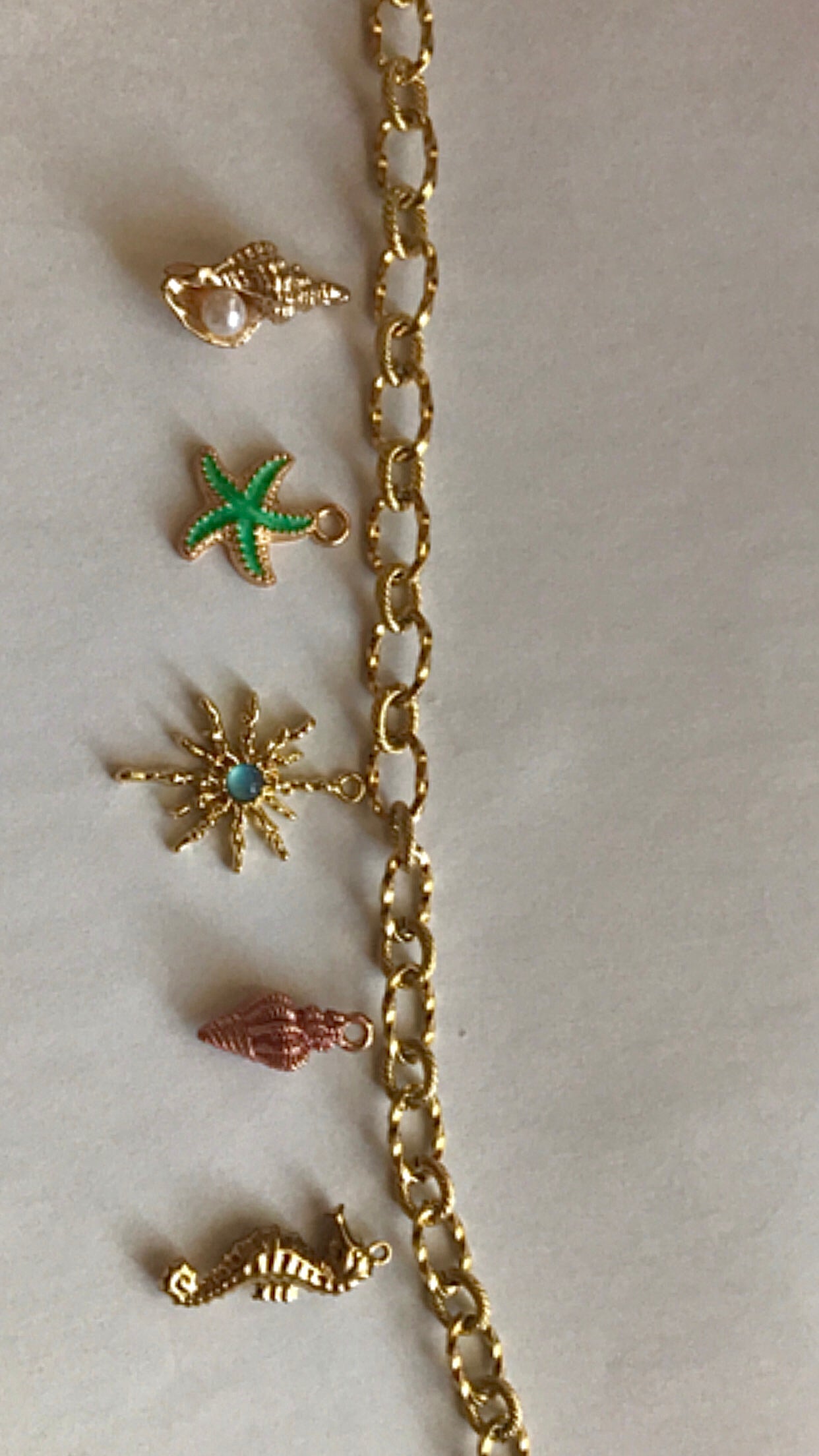 Collar Sirène con charms personalizables | Joyas marinas artesanales
