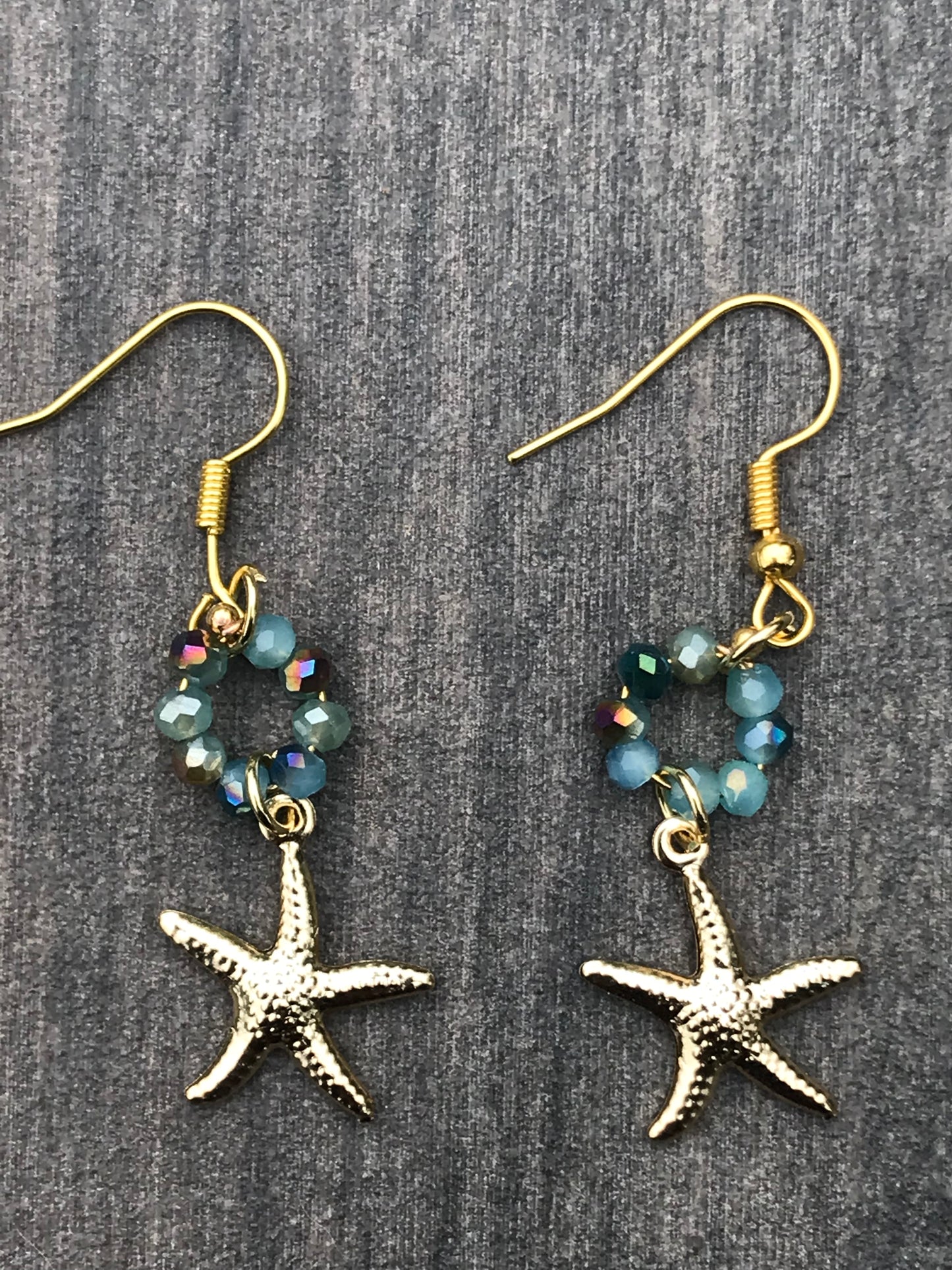Pendientes Étoile estrellas de mar doradas | Joyas marinas exclusivas