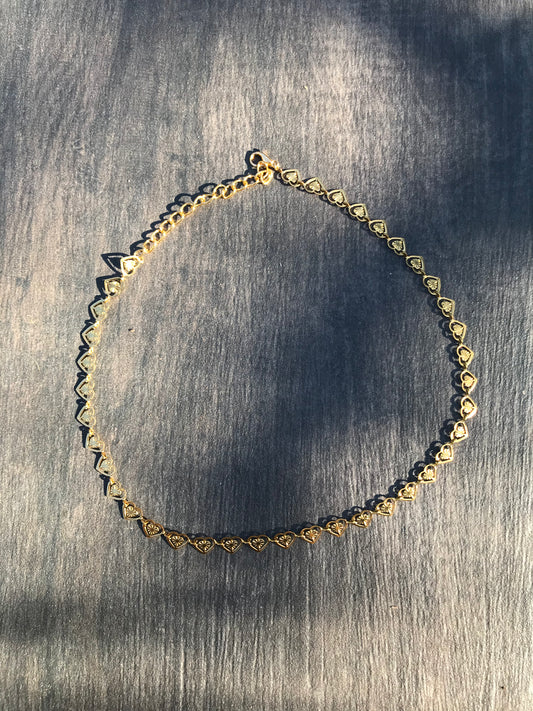 Choker Coeur de Sirène en acero inoxidable | Joyas marinas con corazones