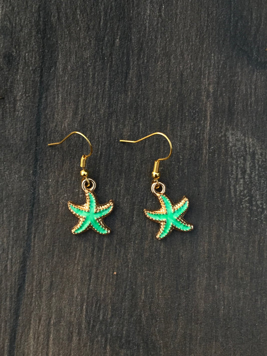 Pendientes Bora Bora estrellas coloridas | Joyas verano edición limitada