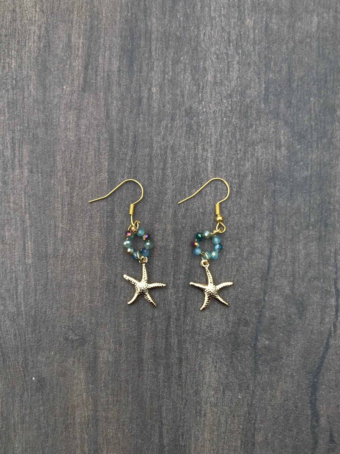 Pendientes Étoile estrellas de mar doradas | Joyas marinas exclusivas