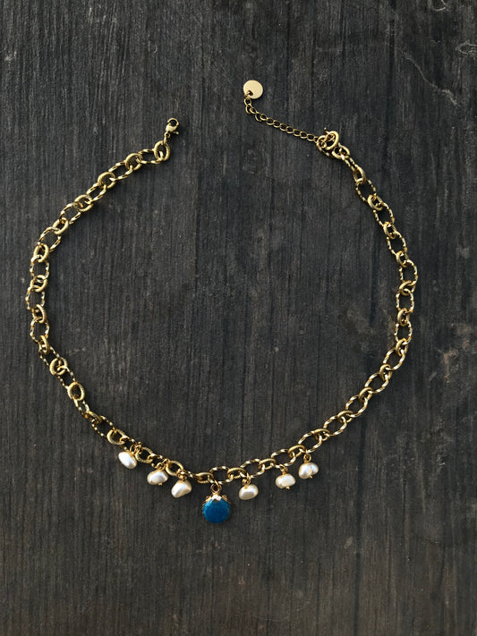 Collar Seis Lunas | Joyas marinas exclusivas Sirène Éclat