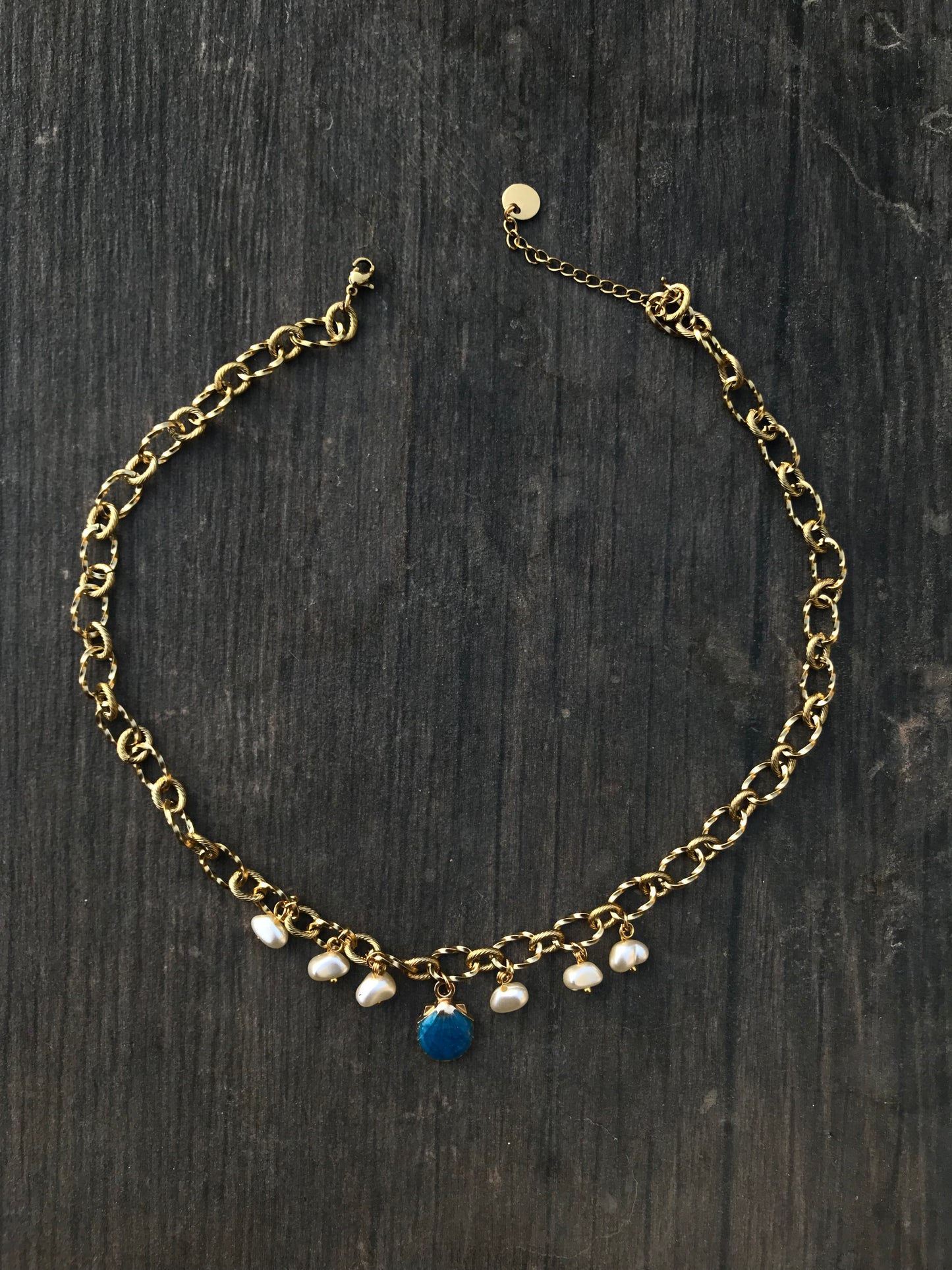Collar Seis Lunas | Joyas marinas exclusivas Sirène Éclat