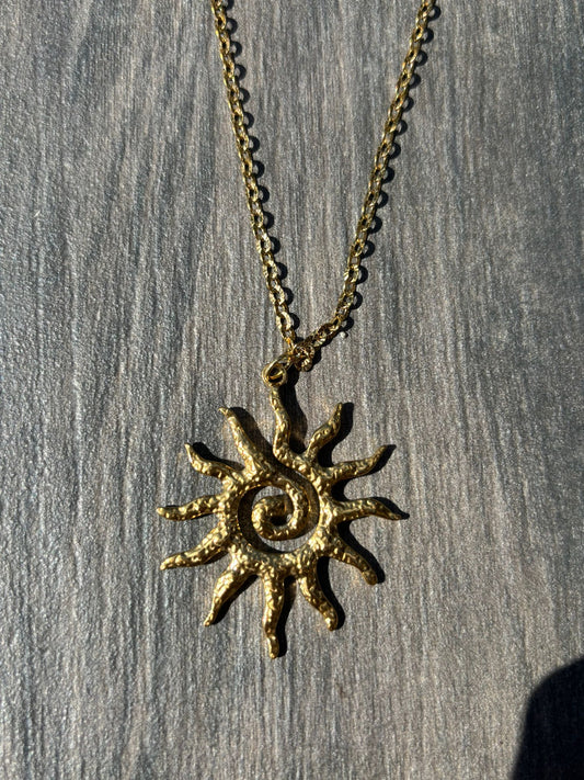 Collar Sol de Azores en acero inoxidable | Joyas marinas elegantes