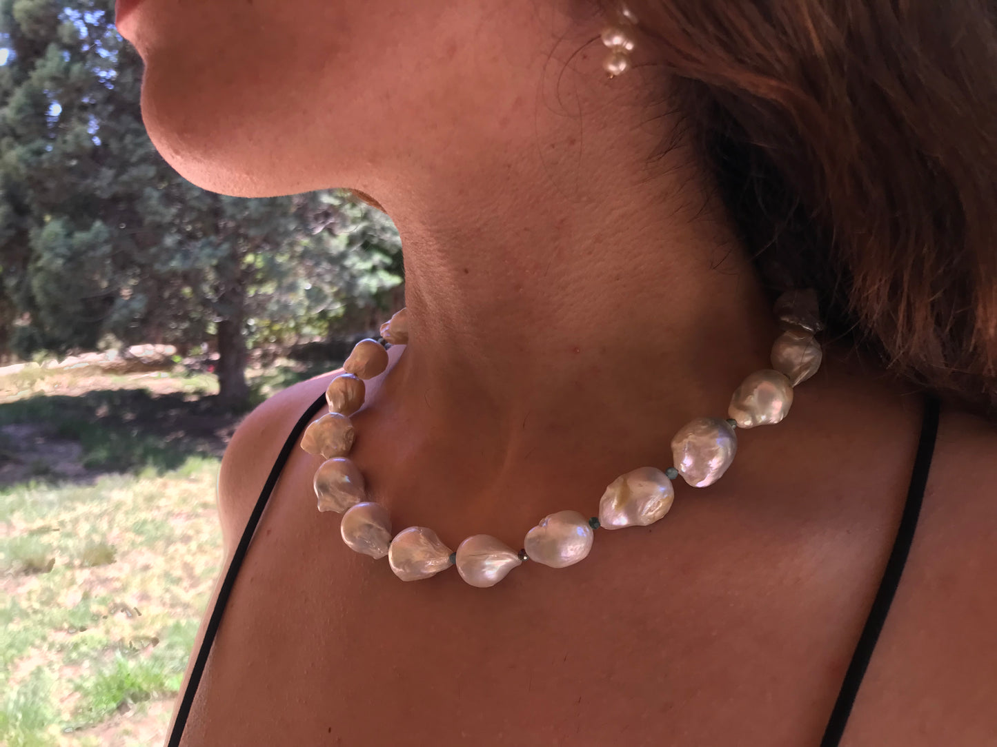 Naissance d'Aphrodite | Joya única con perlas barrocas naturales