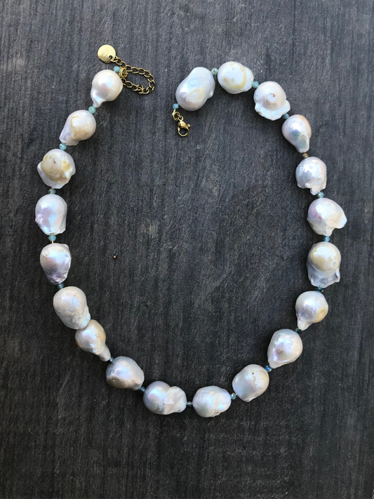 Naissance d'Aphrodite | Joya única con perlas barrocas naturales