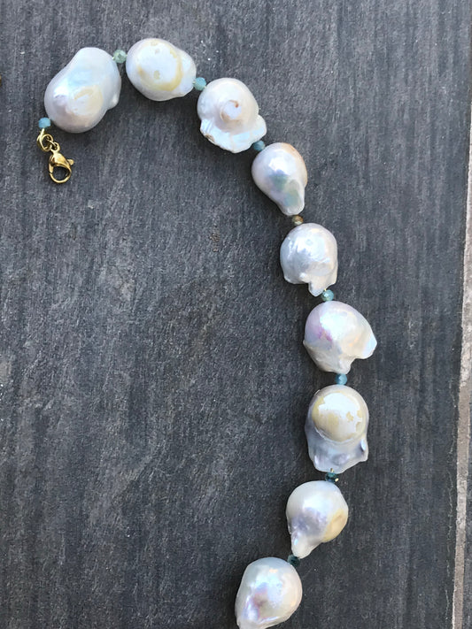 Naissance d'Aphrodite | Joya única con perlas barrocas naturales